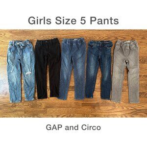 Girls Size 5 Pants Bundle. GAP